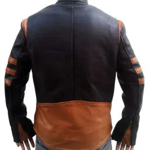 wolverine black leather jacket 2