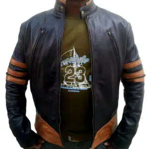 wolverine black leather jacket 1