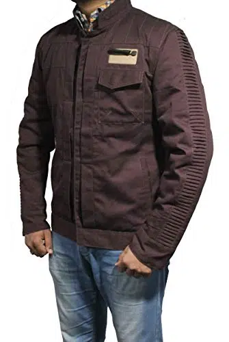 Rogue One Diego Luna Brown Cotton Jacket for Men