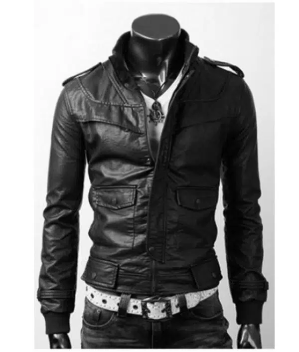Slimfit-Rider-Leather-Jacket-black