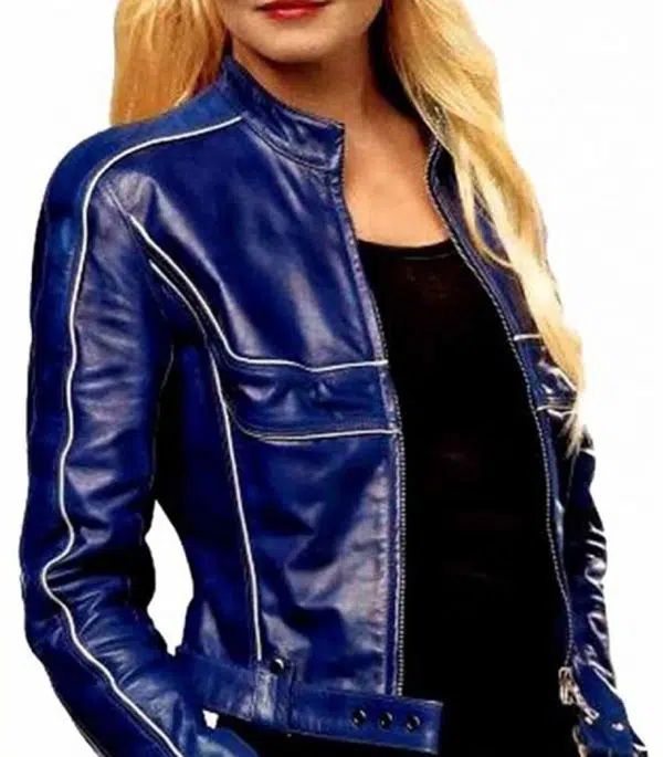 emma swan once upon a time blue leather jacket 2