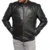 David Beckham Brando Biker Leather Jacket