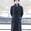 Sherlock Holmes Benedict Cumberbatch Blue Long Trench Coat